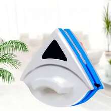 1pc Magnetic Double-Sided Glass Cleaner, High-Rise Window Cleaning Tool With Automatic Drainage, Strong Suction, Long Handle Design - A - View 6