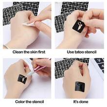 20 Sheets Reusable Temporary Henna Tattoo Stencils Kit, 622+Pcs, For Face & Body Paint DIY, Classic/Traditional/Modern Style - 彩色 - 查看 6