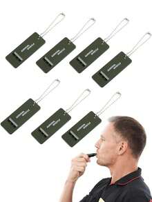 Bộ 10 còi báo động khẩn cấp âm thanh lớn, thích hợp cho các trường hợp khẩn cấp ngoài trời, leo núi, cắm trại và an toàn thể thao - Thiết kế bền bỉ, nhỏ gọn và nhẹ, còi báo hiệu sinh tồn âm thanh lớn kèm móc khóa. - Nhiều màu - Xem 20