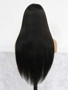 Straight Lace Front Wigs Human Hair 13X6 Transparent Lace Frontal Wig 13X6 Bone Straight Human Hair Wigs Hair For Women Daily Use - Natural Black - View 5