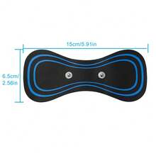 8 Modes 15 Intensities EMS Nerve Stimulator TENS Unit Full Body Massager, Comes With 5pcs Neck EMS Pulse Massage Pads - White - View 12