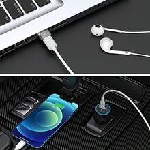 USB C Female To USB Male Adapter 4-Pack Type C To USB A Charger Cable Converter Compatible With IPhone 11 12 13 14 15 16 17 Pro Max IPad Pro Air 4 Mini 6  Galaxy S25 S24 S23 S22 Pixel - Grey - View 6