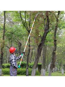 Manual Pole Saw, 4.6-9.8 Ft Extendable Tree Pruner, Sharp Steel Blade For High Branches Trimming, Manual Branch Trimmer With Lightweight Aluminum Alloy Handle, For Pruning Palms And Shrubs - Bạc - Xem 9