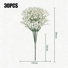 180 bông hoa baby's breath nhân tạo màu trắng, hoa baby's breath giả màu trắng, bó hoa baby's breath nhân tạo số lượng lớn, thích hợp để trang trí nhà cửa, trang trí bàn, cắm hoa DIY, trang trí tiệc cưới và lễ hội, trang trí sân vườn trong nhà và ngoài trời, trang trí phòng. - trắng - Xem 13