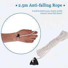 1pc Magnetic Double-Sided Glass Cleaner, High-Rise Window Cleaning Tool With Automatic Drainage, Strong Suction, Long Handle Design - A - View 7