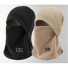 Winter Cycling Warm Hat, Windproof Face Mask, Thick Protective Scarf, Cycling Balaclava, Wind-Resistant Ear Muffs, Yoga Headband - A - View 4