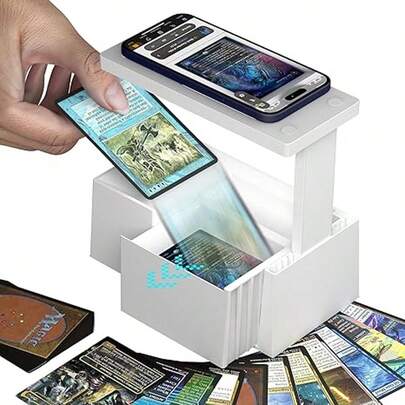 Scanstand For Standard Size Trading Cards, Easily Scanning MTG Cards, Phone Holder ManaBox Card Scanner, Quickly Scan And Price Check MTG Cards, Only Available For ManaBox