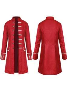 Men Cosplay Clothing - Burgundy - View 12