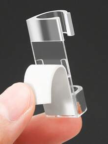 50 piezas de clips para cables sin taladro, organizador de cables de datos/ethernet para pared/escritorio, soportes adhesivos para cables - transparente - Ver 8