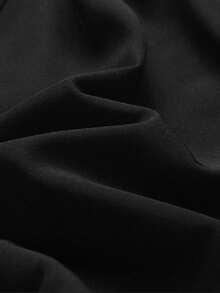 Pantalones cortos deportivos para hombres - Elásticos, no transparentes, diseño de 2 en 1 a la moda, adecuados para el gimnasio y correr, lavables a máquina, negros de verano - Negro - Ver 6