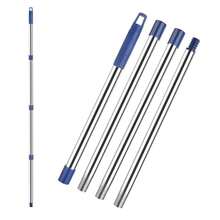 Mango de repuesto para fregona giratoria: mango de repuesto de 4 secciones de 76 cm a 147 cm compatible con la fregona giratoria O-Ceda, mango EasyWring para la limpieza de suelos (cabezal y base de la fregona no incluidos). - azul - Ver 10