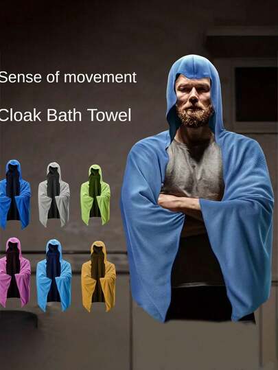 Toalha refrescante unissex de secagem rápida e absorção de suor, em cores vibrantes (preto, azul, verde e rosa). Ideal para esportes, camping, ciclismo, golfe, corrida, caminhadas e atividades físicas. Feita em tecido de poliéster leve.