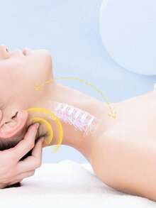 1个蝴蝶形多功能颈椎放松穴位按摩枕 - 綠色 - 查看 4