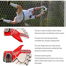 Ainoli Guantes de Portero de fútbol de látex Antideslizantes para Adultos - Día - Ver 11