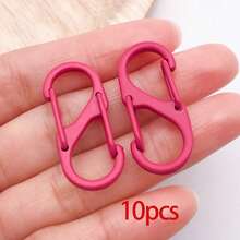 10pcs Snap Lobster Claw Keychain Clasps Clip Hook Trigger Spring Keyring Buckle For Keychains Bag Purse Handbag Collars Bags Charm - Multicolor - View 20