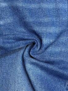 Nuevos jeans ajustados azules elásticos para mujer, estilo retro de ropa de calle, adecuados para Año Nuevo y Día de San Valentín, Primavera/Verano 2026 - Azul - Ver 8