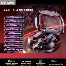 Lenovo TG101 TWS Gaming Earbuds With Hybrid Active Noise Cancelling, Bluetooth 5.4 For Stable Dual Device Connection, 40ms Low Latency Mode For Gaming & Videos, 24H Total Battery With Fast Charging, Secure Ergonomic In-Ear Fit, Touch Controls, Hi-Fi Stereo Sound With Deep Bass, Clear Voice Calls, Perfect For Mobile Gaming, Music, Workouts, Office - Multicolor - View 11