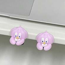 2 piezas Organizador de cables lindo, dispositivo de almacenamiento y fijación sin costuras para el escritorio, clips para cables de carga de teléfono sin taladro - esencial para la escuela, regalo perfecto para el Día de San Valentín - Conjuntos - Ver 14