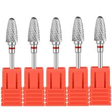 5 Pcs Tungsten Carbide Nail Drill Bits, Suitable For Gel Polish Removal And Nail Polishing, Professional Nail File, Manicure Tools. - Multicolor - View 12