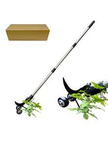1pc Wheel-Equipped Crack Weeder, Manual Puller Tool For Pavers, Decks, Patios, Driveways, Sidewalks & Gardens - Pole Not Included - Weeding Hook (stem Not Included) - View 11
