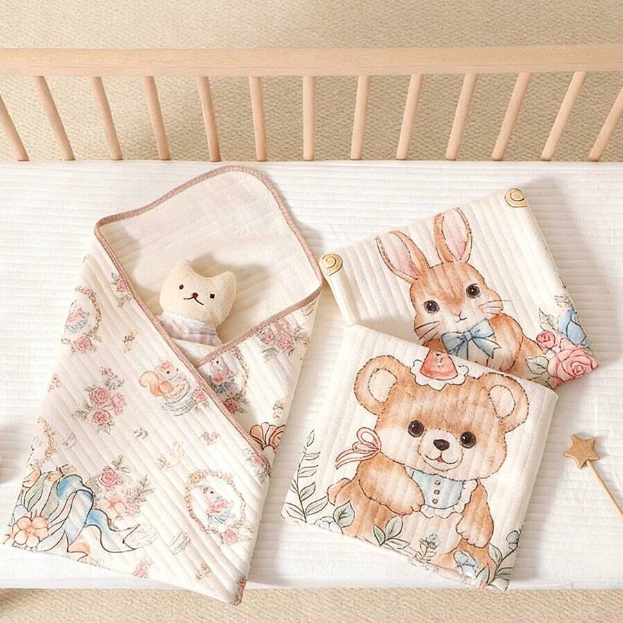 Baby Swaddling Blankets - Multicolor - View 1