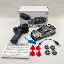 1:24 Scale Remote Control Drift Car, 2.4Ghz RC Toy With Lights, Tires And Obstacle Tools, Ideal Gift For Boys And Girls On Birthday, Halloween, Christmas, Thanksgiving - 20km/H High-Speed Drift Racing Car, 2-In-1 All-Terrain Off-Road Vehicle, Plastic RC Car With Drift Mode - Multiple Colors and Styles Of Drift Cars - View 14