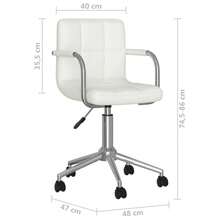 vidaXL Fauteuils de jeu - Blanc - Voir 8