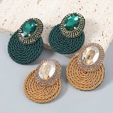 Women Stud Earrings - White - View 2