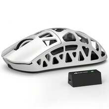 ATTACK SHARK R3 46g Ultra-Light Magnesium Alloy Wireless Gaming Mouse, Bluetooth/2.4GHz/Wired Computer Mouse, 8000Hz Wireless Polling Rate, PAW3395 26K DPI Optical Sensor Programmable Mouse Compatible With Windows/ - Multicolor - View 10