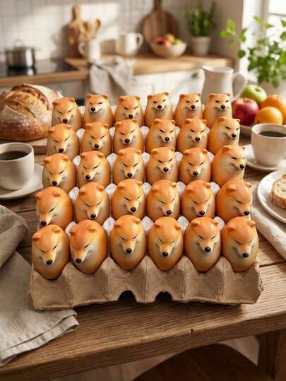 Corgi Egg Cartoon Dog Doll - Plastic Animal Toy, Multiple Dog Breeds Sizes, No Battery Required - Collectible Corgi Egg Mini Doll, Suitable For Play And Decoration