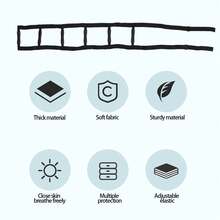 Bed Ladder Assist with Handle Strap Senior Elderly Bedridden Patients Pull Up Rope Ladder - Negro - Ver 4