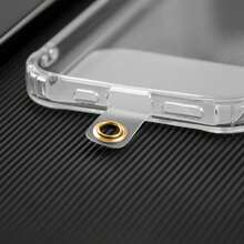 通用手机挂绳，配有可调节斜挎可拆卸尼龙颈带贴片和透明垫，适用于大多数智能手机 - 寶藍色 - 查看 3