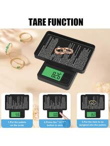 1PC Small Electronic Scale, Gold Scale, Jewelry Scale, Powder Scale, Coffee Scale, Gold And Silver Two Kinds Of Spray, Suitable For Daily Measurement Of Precious Metals, Jewelry, Jewelry Small Objects, Not Including Batteries - Multicolor - View 4