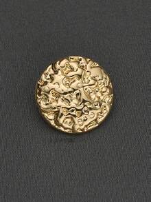 10颗圆形凸面石纹金属纽扣，多用途装饰缝纫纽扣，适用于外套、毛衣、休闲夹克、鞋子、帽子、DIY工艺品等。 - 多色 - 查看 11