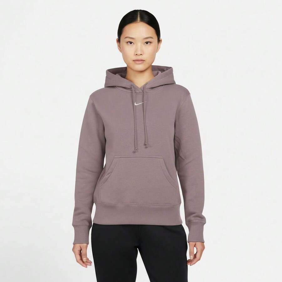 Nike 女士 AS W NSW PHNX FLC STD PO 连帽针织卫衣 HF6840-226 - 淡紫色 - 查看 1