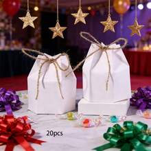 20pcs/Pack Gift Boxes With Display Window, Hexagon Paper Boxes With Lids, Suitable For Gifts, Crafts, Cakes, Candies, Wedding Party, Birthday Boxes For Various Festivals And Occasions - Multicolor - View 7