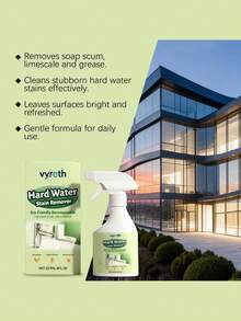 JAYSUING Quitamanchas de agua dura, agente de limpieza multiusos para ventanas, azulejos, residuos de jabón, sarro - Líquido - Ver 6