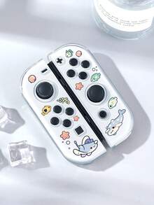 Compatible With New Switch 2 (2025)/Switch NS/Switch OLED, Shark, Space, Strawberry, Heart-Shaped Themed Protective Case, Can Be Used On The Docking Station Without Removing The Case, Universal Game Controller Protective Cover, Anti-Fall And Anti-Scratch, Suitable For Autumn/Winter, Back To School, Christmas, Valentine's Day And Other Holidays As Gifts - Multicolor - View 20