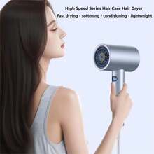 1800W High Power Hair Dryer - 18000RPM, Digital Display, 3 Temperature Settings, Concentrator Nozzle, Salon & Home Use, Holiday Gift, Multifunctional Hair Dryer - Multicolor - View 3