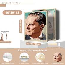 1pc Joseph Beuys Topo Pop Art Poster Art Gift, Suitable For Bedroom, Office, Living Room, Wall Decor, Home And Dorm Decor Canvas Wall Art, Fashion Girl Art, Inspirational Quote Art, Home Decor, Wall Hanging Canvas - Multicolor - View 19