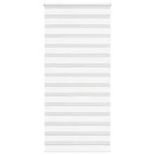 vidaXL Doppelrollo Weiß 110x200 Cm Stoffbreite 105,9 Cm Polyester - one-size - View 1