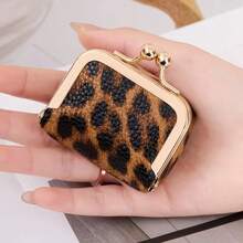 1PC Leopard Print Mini Travel Jewelry Box & Earphone Case Compact Jewelry Box, Earphone Pouch, And Coin Purse In One Retro Kiss-Lock Design For Storing Rings, Earrings, And Earphones Exquisitely Crafted For Women And Fashion Enthusiasts Perfect For Travel And Everyday Use - Nhiều màu - Xem 9