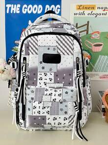 2026 New Arrival Cute Backpack For Middle/High School Students, College Students, Large Capacity Dual-Shoulder Bag, Nature Style - A - View 7