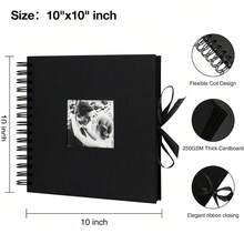Photo Album - Black 10-inch - View 2