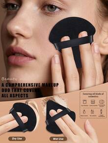 Eid Al-Fitr 31pcs/1pc Makeup Brush Set: Includes 20 Soft Makeup Brushes-Powder Brush, Blush Brush, Contour Brush, Highlighter Brush, Foundation Brush, Nose Contour Brush, Eyeshadow Brush, Eyebrow Brush, Lip Brush, And Detail Brush-Plus 1 Travel-Friendly Waterproof Makeup Bag - Black - View 2