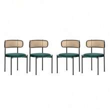 Dining Chairs - Green + Velvet-1 - View 5