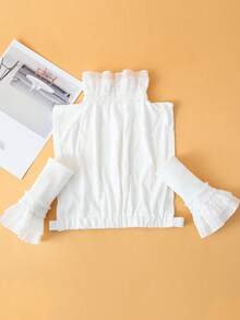 1pc Women's Elegant Lace Collar Shawl Detachable Collar - Versatile Fashion Accessory, Breathable Polyester - Multicolor - View 12