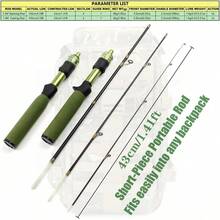 Joran Pancing Umpan Mikro SEACHASER 1,4m, Gagang EVA Hijau, Desain Teleskopik 4 Bagian, Bodi Ringan, Portabel, Ujung Sensitif, Genggaman Nyaman, Praktis untuk Memancing di Air Tawar - Hijau - View 11