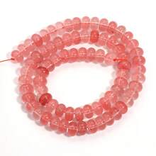 65pcs 8x5mm Natural Stone Flat Round Abacus Beads For Making Jewelry, DIY Fashion Bracelets Necklaces Men's And Women's Gifts - Oblate - View 10