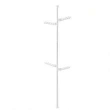 Adjustable Vertical Hanger, Independent Wardrobe Hanger With 6 Adjustable Hooks, Multi-Functional Hanger Bracket - White - View 1